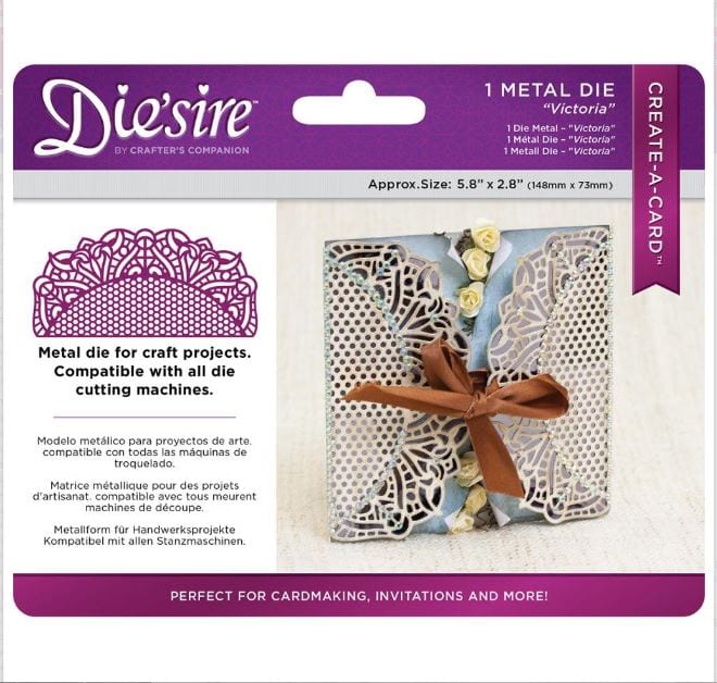 Crafter's Companion Victoria Die'sire Create-A-Card Cut and Emboss Dies