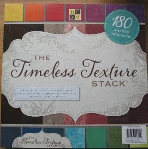 DCWV Timeless Texture Paper Pad 12" x 12" (60 sheets and 180 sheets available)