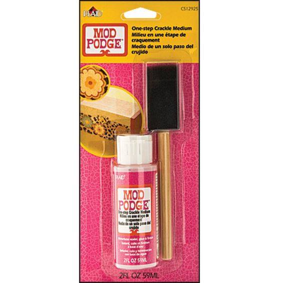 Mod Podge Crackle It Medium W/Foam Brush 2oz