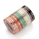 16 Rolls - Super Skinny Washi Tapes Set 1