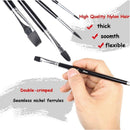 Nylon Painting Brush w/ Bag Set of 16