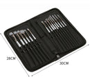 Nylon Painting Brush w/ Bag Set of 16