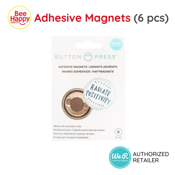 Adhesive Magnets for Button Press We R Memory Keepers 6pcs