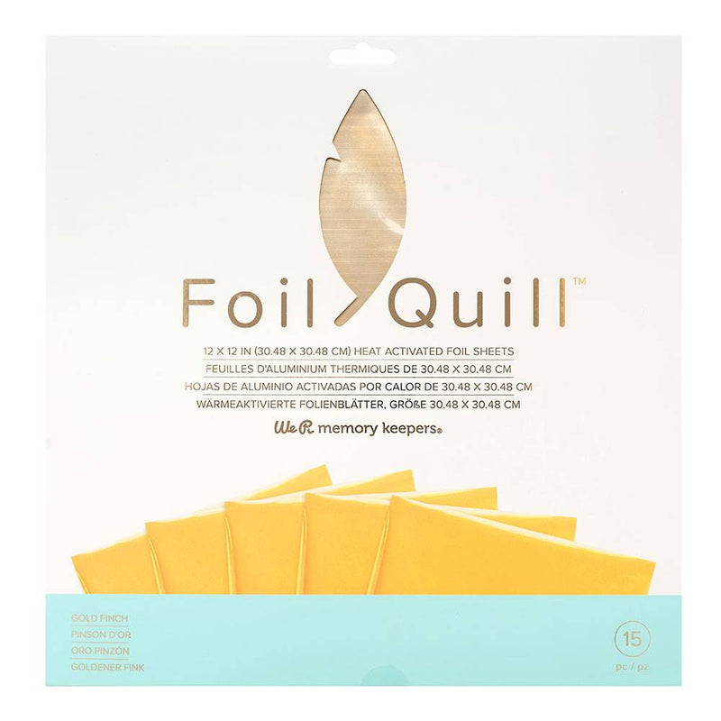 Foil Quill Foil Sheets 12"X12" 15/Pkg