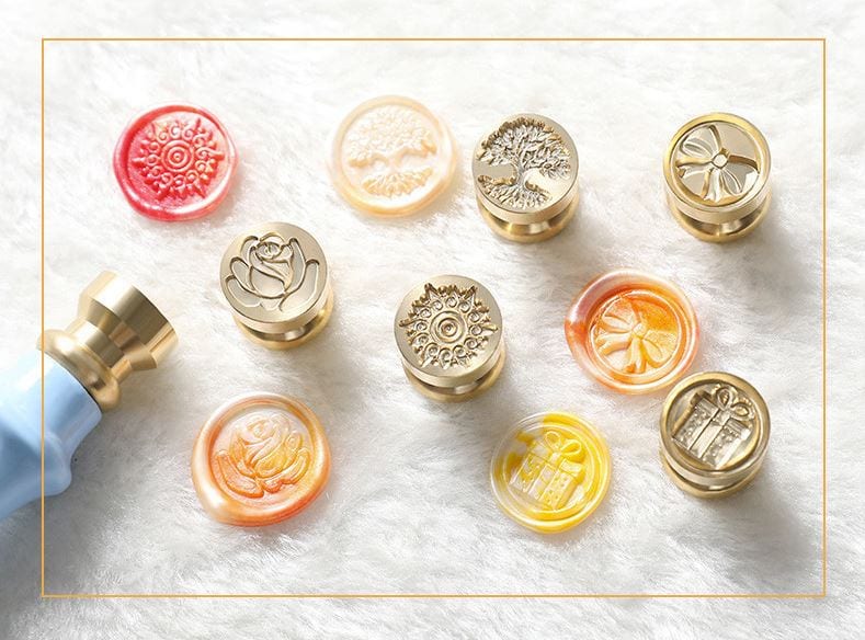 Mini Wax Seal Simple Monogram (1.2cm) (Choose for A - M)
