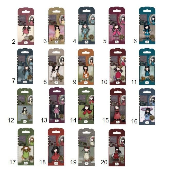Gorjuss Santoro Mini Stamps 2-20