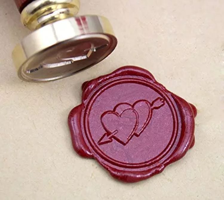 Wax Seals Hearts, Rings, Love