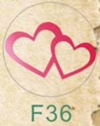 Wax Seals Hearts, Rings, Love