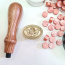 Exact Shape and 3D Wax Seal Stamps - Option 4 (1 Wax Seal Copper Head with Handle Only)
