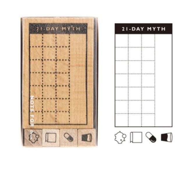 Infeel.Me Note for Deco Journaling Rubber Stamps
