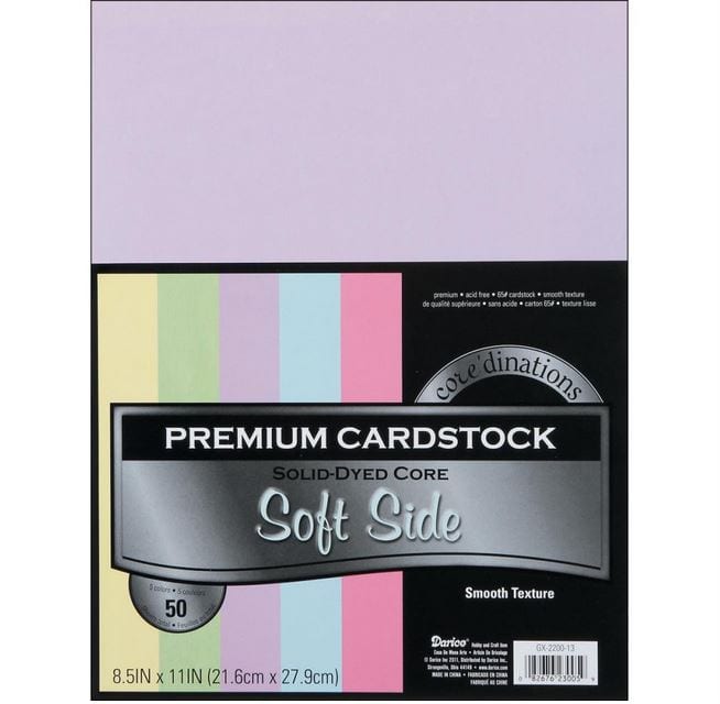 Core'dinations Soft Side - Smooth Value Pack Cardstock 8.5