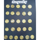 Wax Seal Royalty Monogram (Choose for N-Z) (1 Letter Copper Head and Wooden Handle)