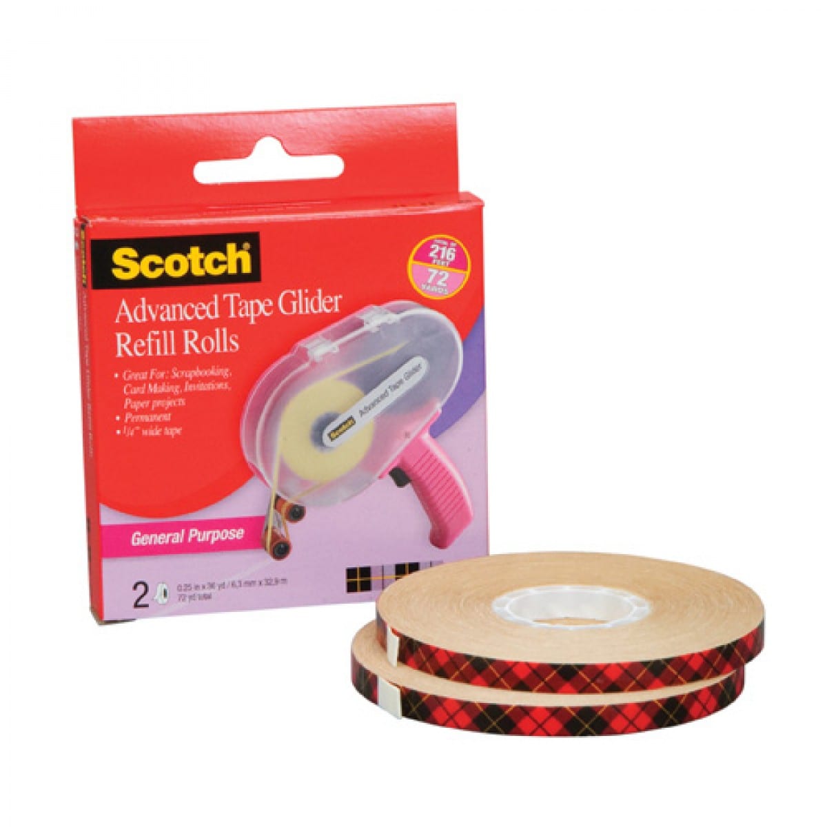 Scotch Tape Advanced Tape Glider Refill General Purpose (ATG Refill)