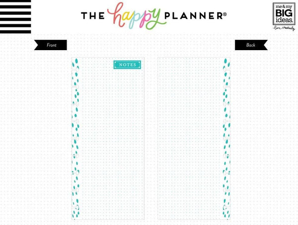 Squeeze Happy Planner Half Sheet Fill Paper 60/Pkg