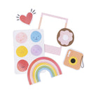 Pebbles Kid at Heart Icon Ephemera with Iridescent Foi