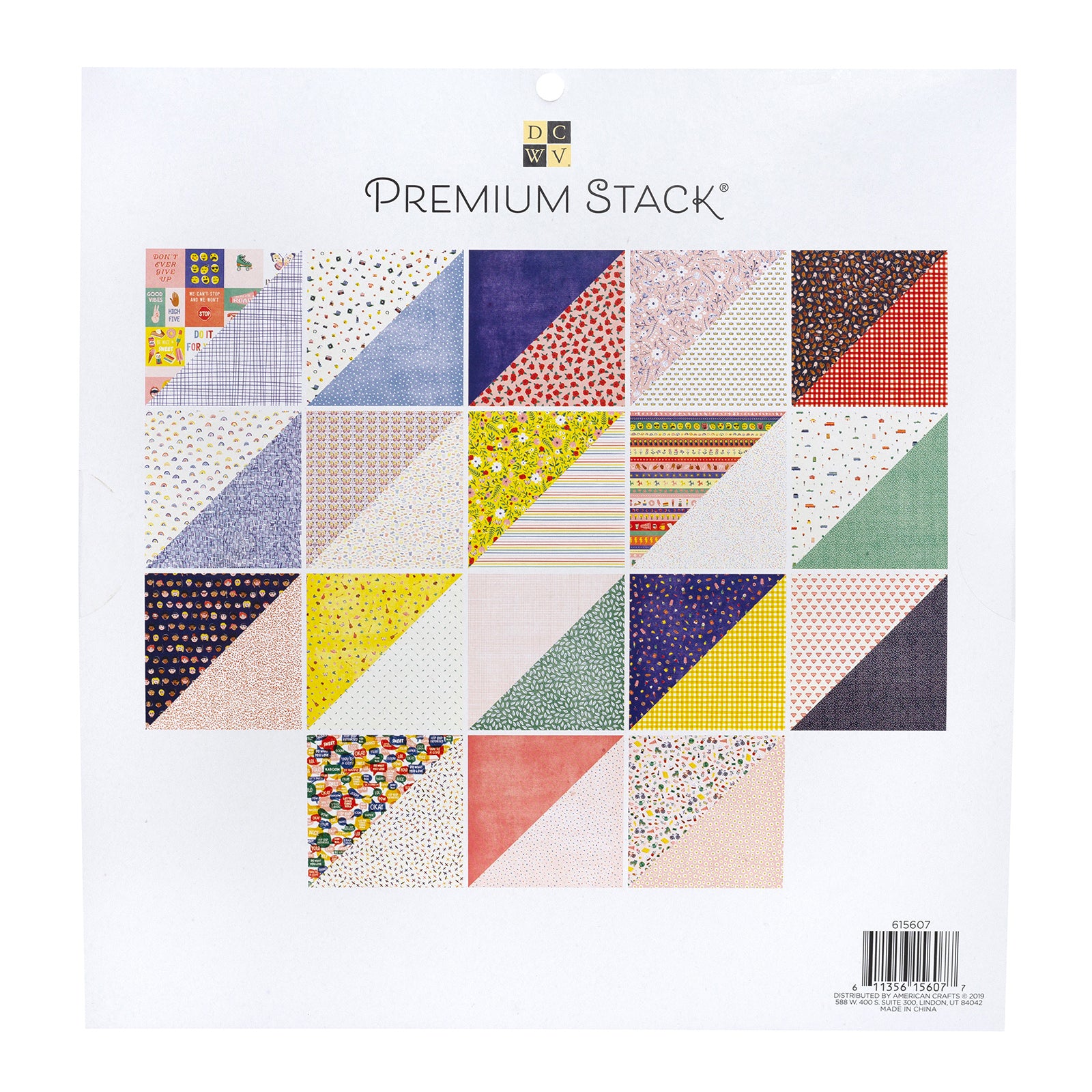 DCWV Itty Bitty Paper Pad with Iridescent Foil 12