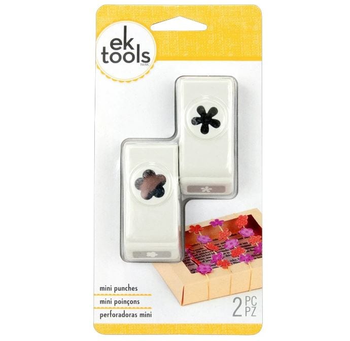 EK Success Mini Flower and Retro Flower Punch