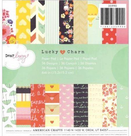 Dear Lizzy Lucky Charm 6" x 6" Paper Pad