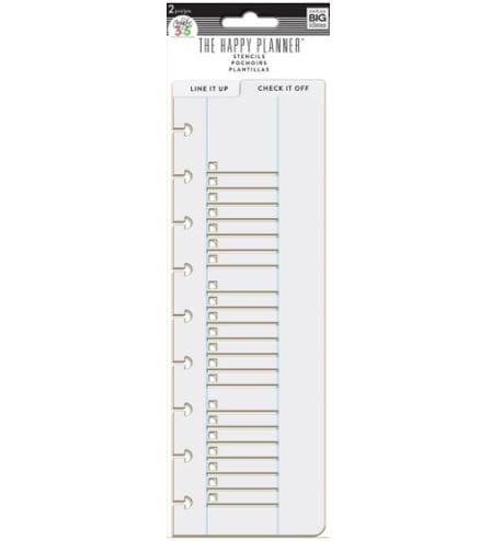Me and My Big Ideas Line it up Check it off - Stencil - Create 365
