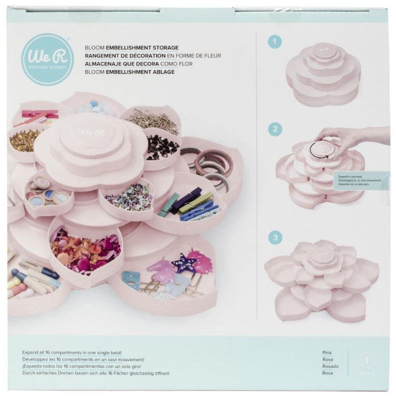 We R Bloom Embellishment Storage / Desk Organizer