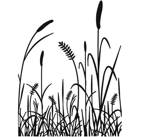Darice Grass Silhouette Embosing Folder
