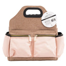 We R Memory Keepers Crafter's Tote Bag Taupe and Pink
