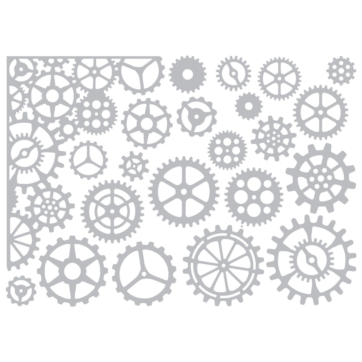 Sizzix Gearhead Thinlits Die by Tim Holtz 22Pk