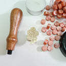 Exact Shape and 3D Wax Seal Stamps - Option 1 (1 Wax Seal Copper Head with Handle Only)