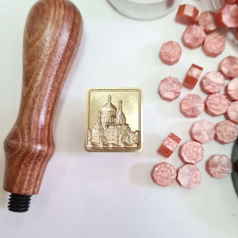 Exact Shape and 3D Wax Seal Stamps - Option 3 (1 Wax Seal Copper Head with Handle Only)