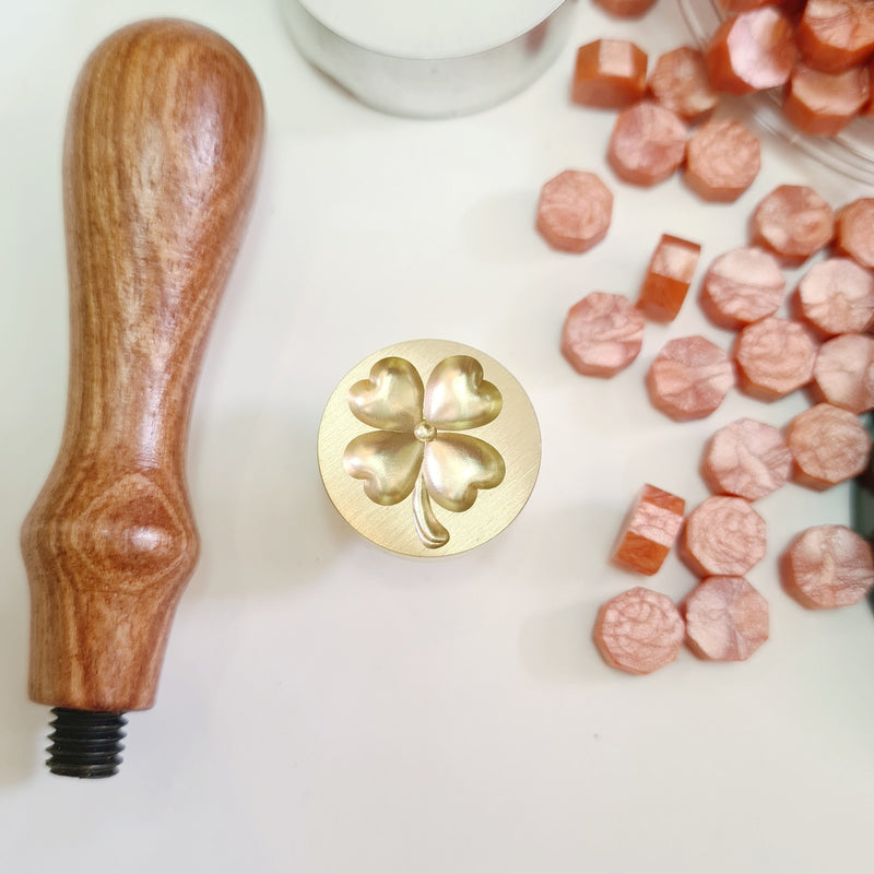 Exact Shape and 3D Wax Seal Stamps - Option 1 (1 Wax Seal Copper Head with Handle Only)