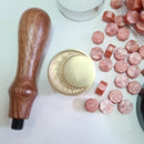 Exact Shape and 3D Wax Seal Stamps - Option 3 (1 Wax Seal Copper Head with Handle Only)