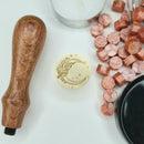 Exact Shape and 3D Wax Seal Stamps - Option 3 (1 Wax Seal Copper Head with Handle Only)