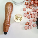 Exact Shape and 3D Wax Seal Stamps - Option 2 (1 Wax Seal Copper Head with Handle Only)