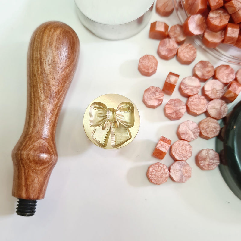 Exact Shape and 3D Wax Seal Stamps - Option 2 (1 Wax Seal Copper Head with Handle Only)