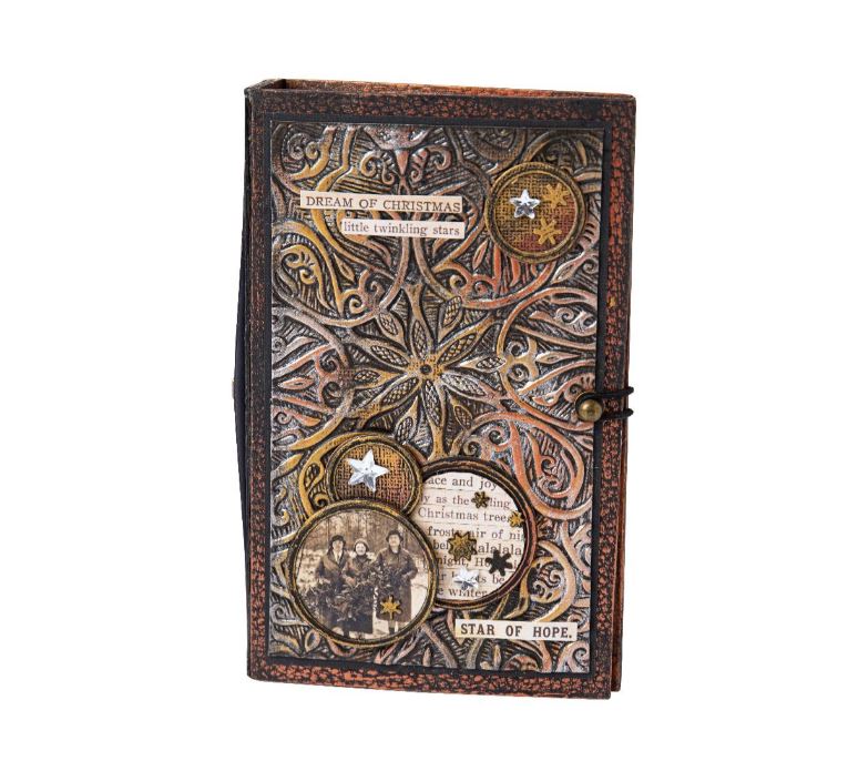 Sizzix Engraved 3-D Textured Impressions Embossing Folder Tim Holtz