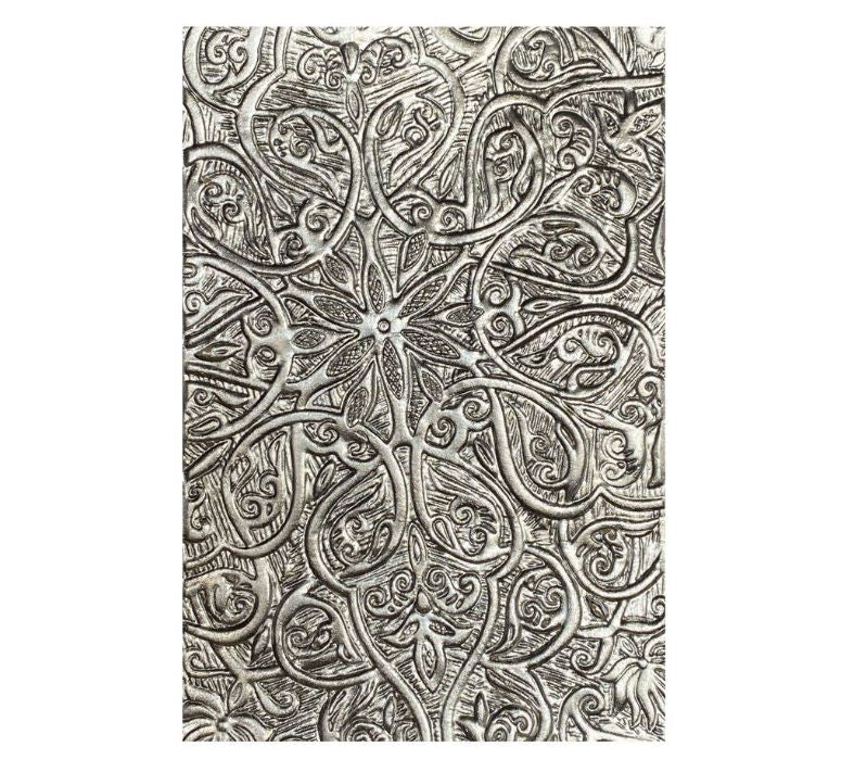 Sizzix Engraved 3-D Textured Impressions Embossing Folder Tim Holtz
