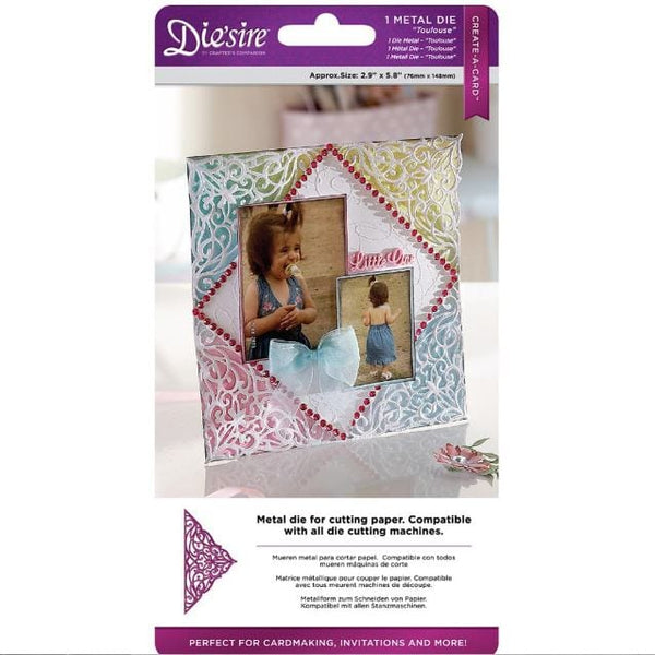 Crafter's Companion Toulouse Die'sire Create-A-Card Cut and Emboss Dies
