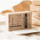 Perfect Time Ticket Series Vintage Wood Mounted Stamps from Yanji (Complete Set)