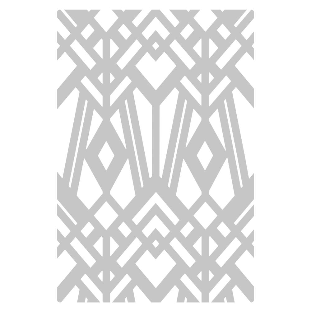 Sizzix Multi-Level Textured Impressions Embossing Folder - Geo Diamonds