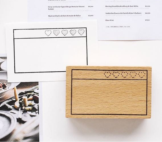 Infeel.Me Note for Deco Journaling Rubber Stamps