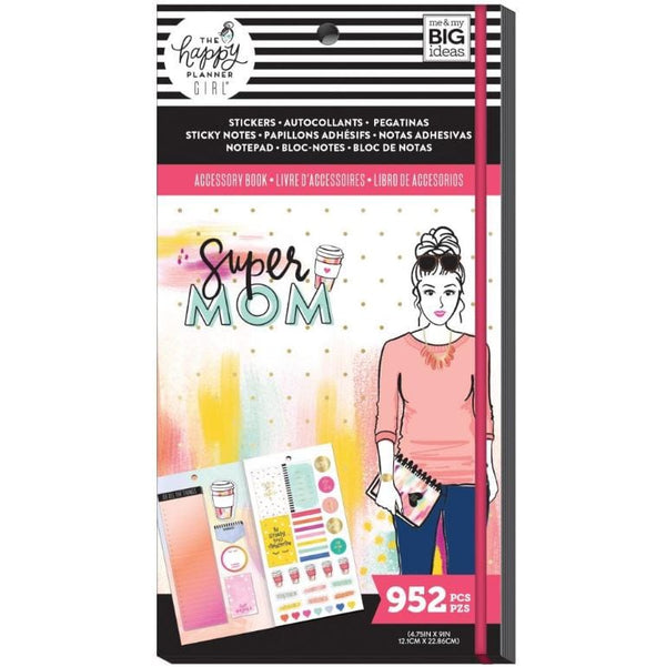 Super Mom Happy Planner Accessory Book w/20 Sheets 952/Pkg