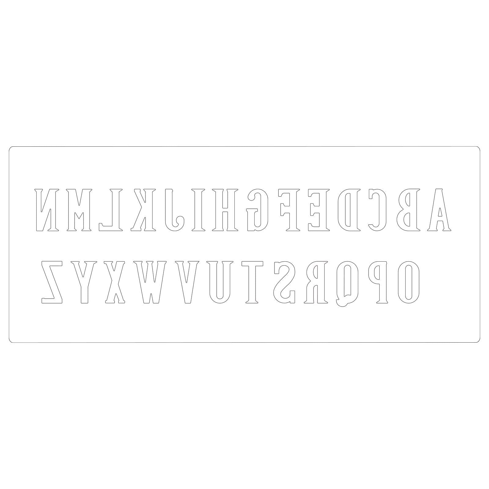 Sizzix Bigz XL Alphabet Die - Nostalgic