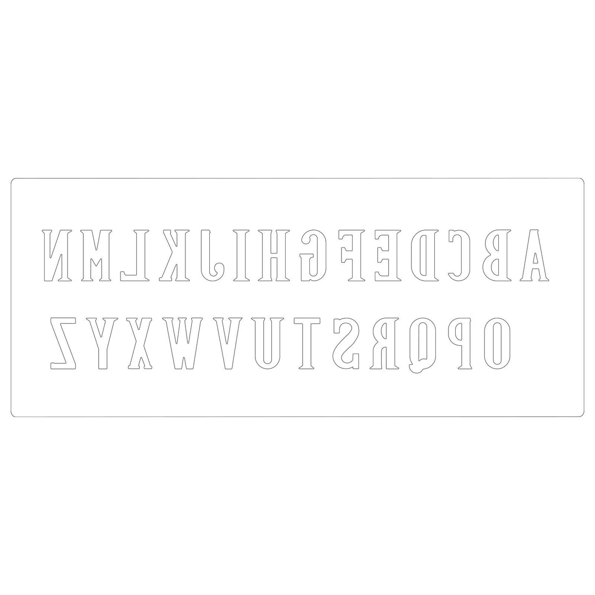 Sizzix Bigz XL Alphabet Die - Nostalgic