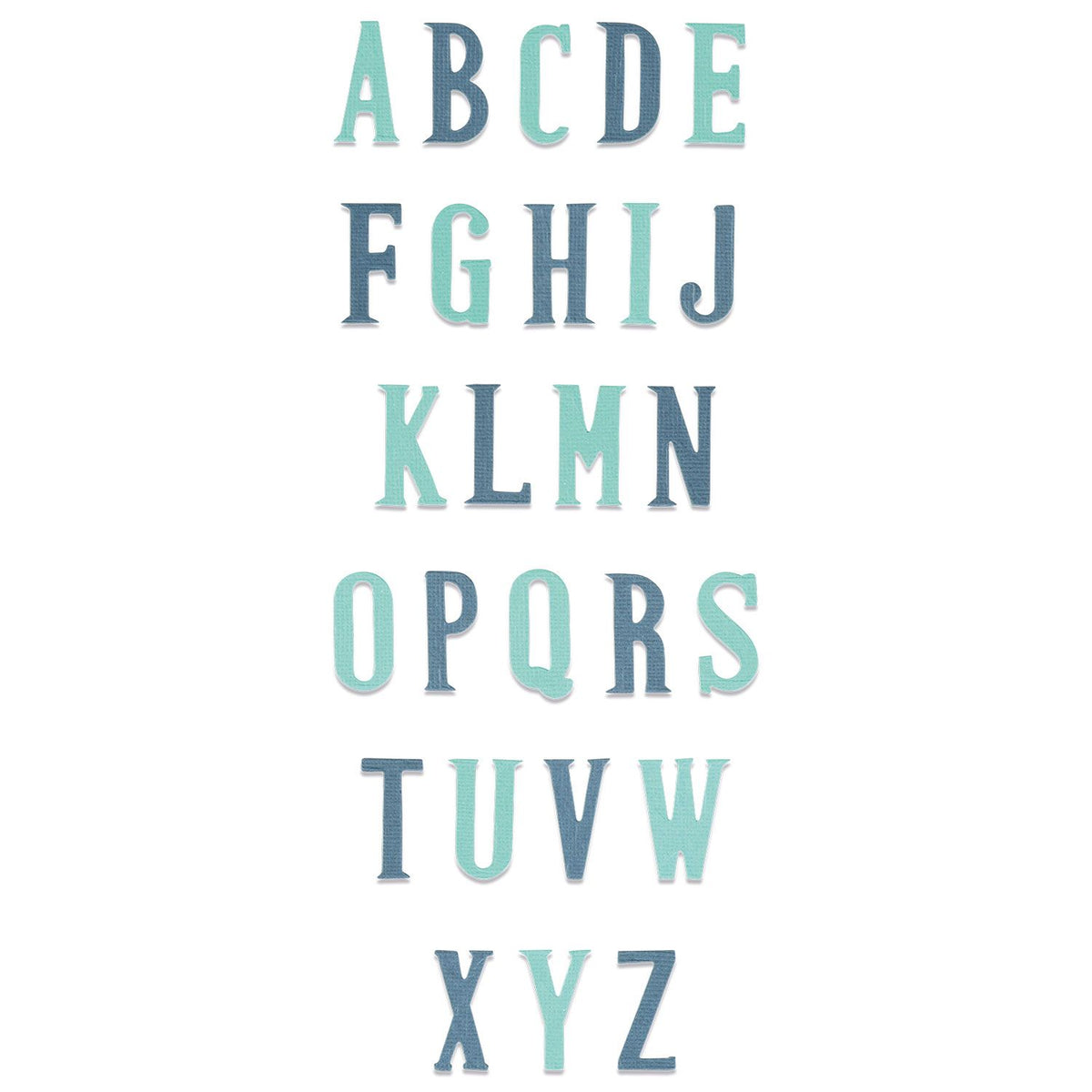 Sizzix Bigz XL Alphabet Die - Nostalgic