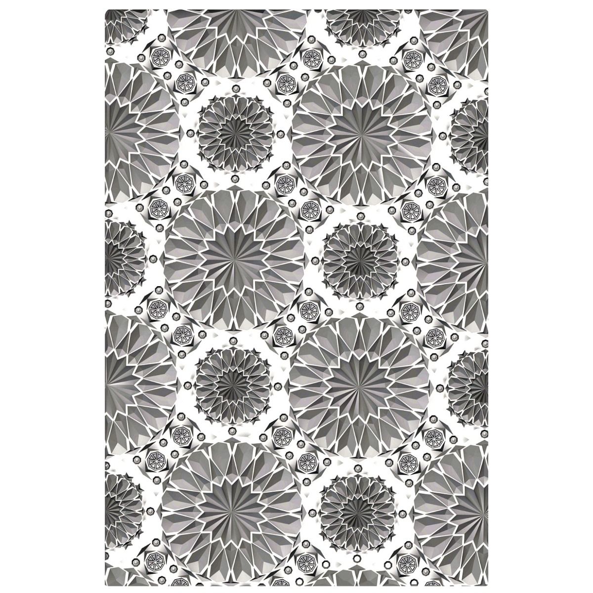 Sizzix 3-D Texture Fades Embossing Folder - Mini Kaleidoscope by Tim Holtz