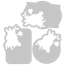 Sizzix Switchlits Embossing Folder - Floral Label by Kath Breen