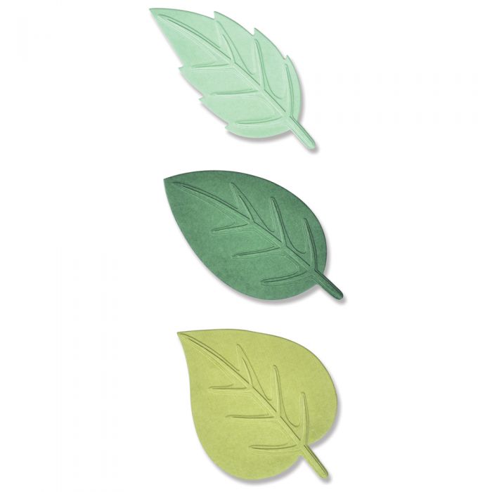 Sizzix Switchlits Embossing Folder - Spring Leaves by Kath Breen