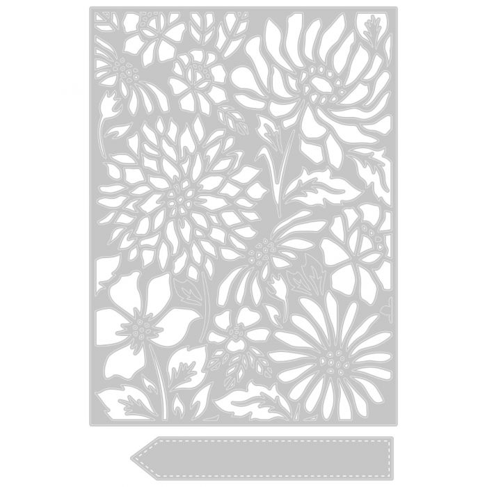 Sizzix Thinlits Die Set 2PK - Botanic Scene by Lisa Jones