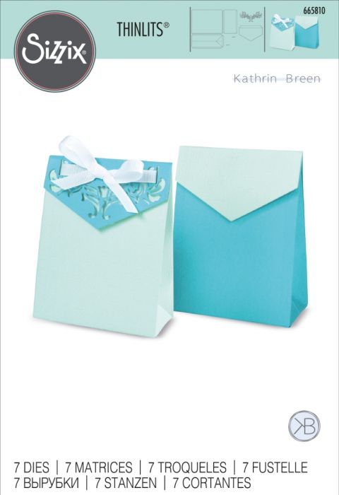 Sizzix Thinlits Die Set 7PK - Celebration Gift Box by Kath Breen