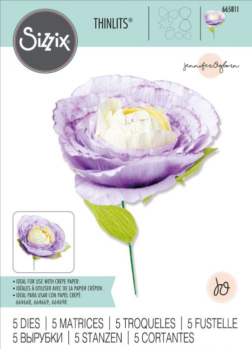 Sizzix Thinlits Die Set 5PK - Spring Bloom by Jennifer Ogborn